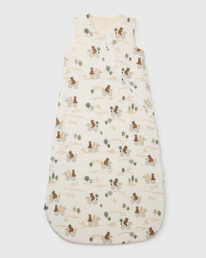 Baby Sleep Bag TENCEL™ 1.0 TOG - Bears on Bikes