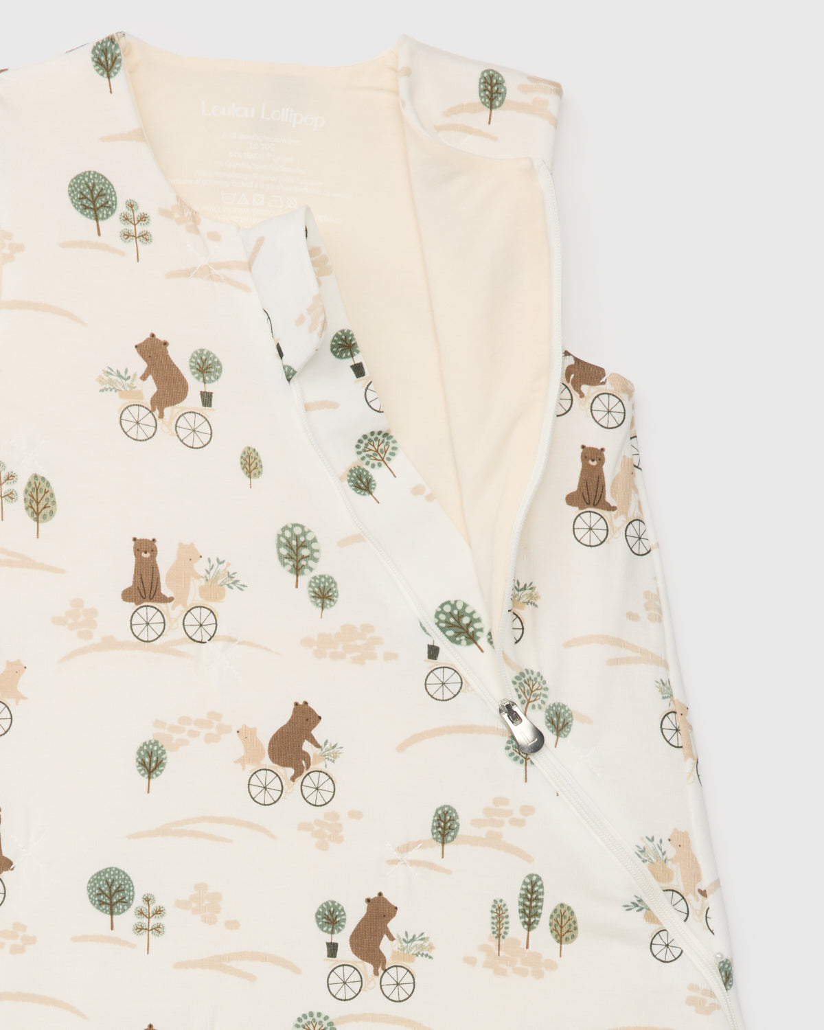 Baby Sleep Bag TENCEL™ 1.0 TOG - Bears on Bikes