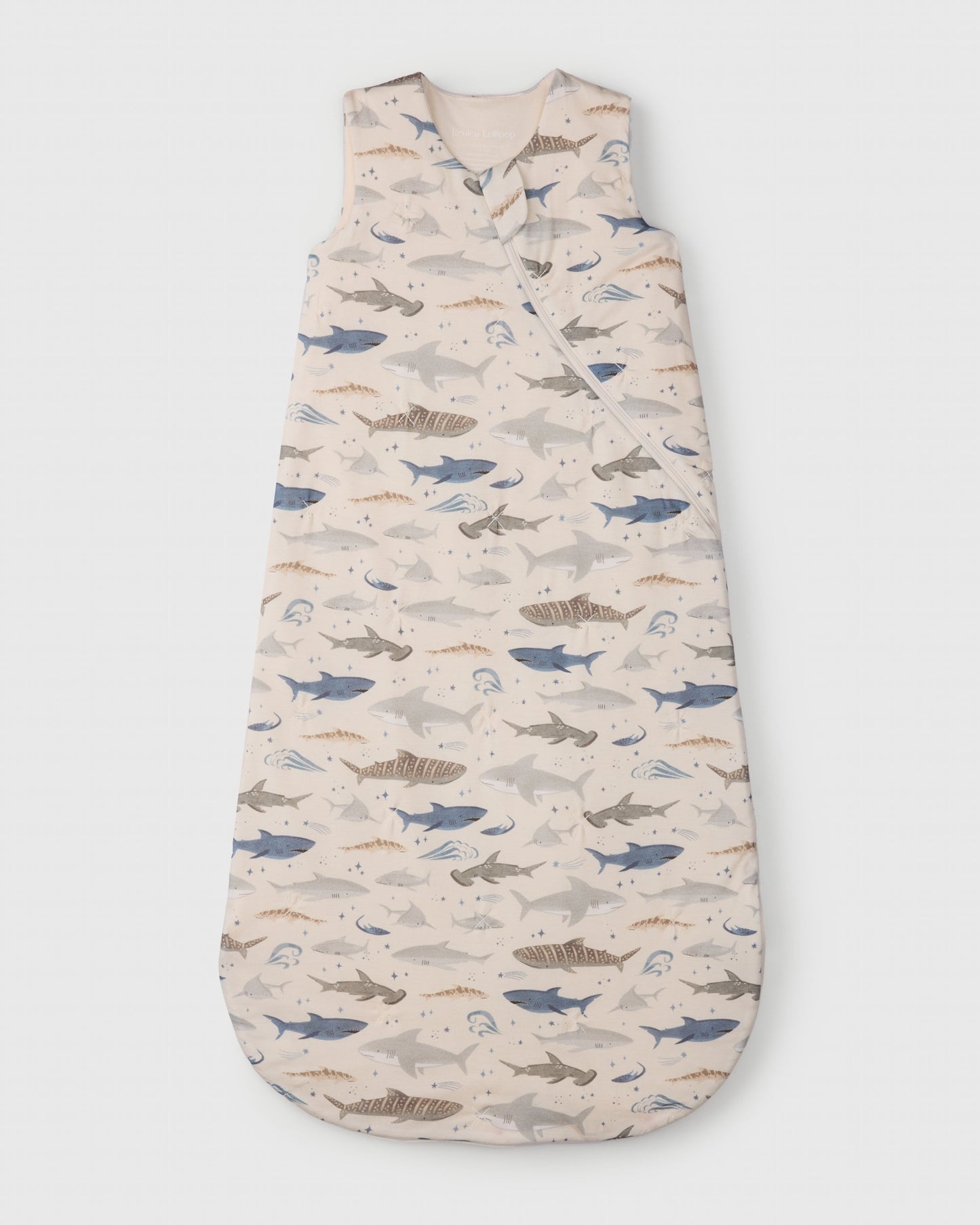 Baby Sleep Bag TENCEL™ 1.0 TOG - Smiley Sharks