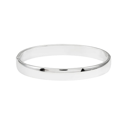 BAKOVAN : Bracelet jonc en argent de largeur moyenne pour homme ou femme