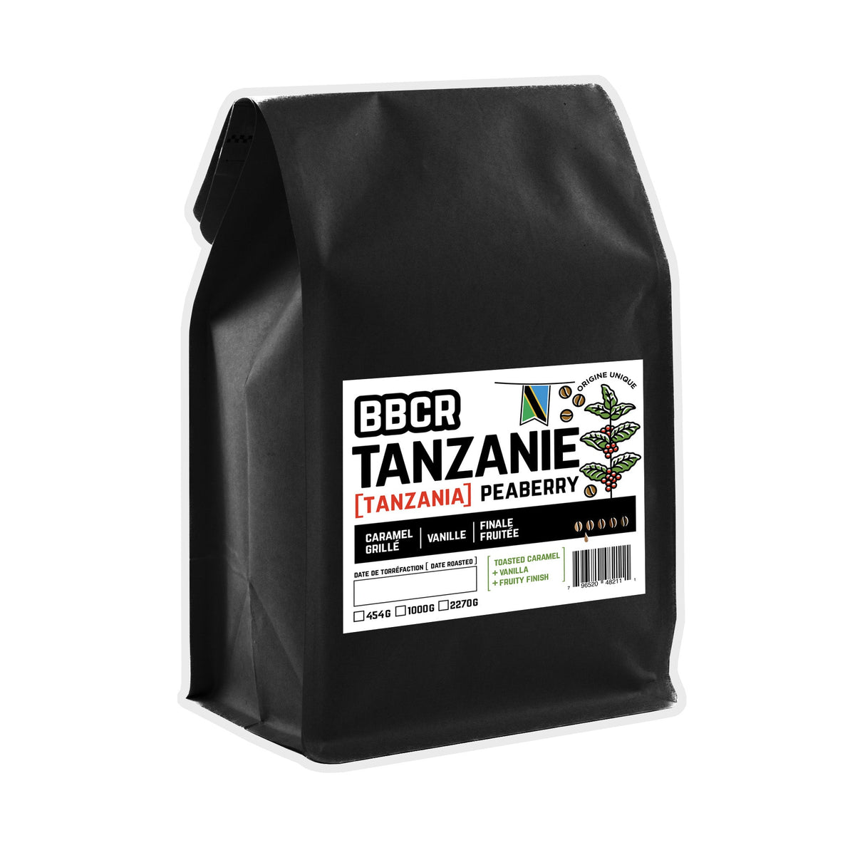Tanzanie - peaberry, origine unique