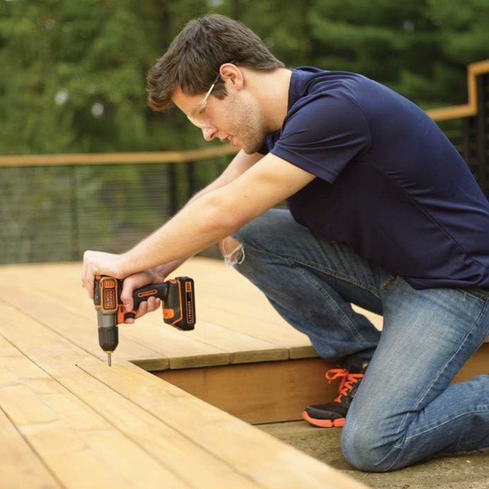 BLACK+DECKER BDCDE120C 20V MAX* POWERCONNECT 3/8 in. Cordless Drill/Driver with AUTOSENSE