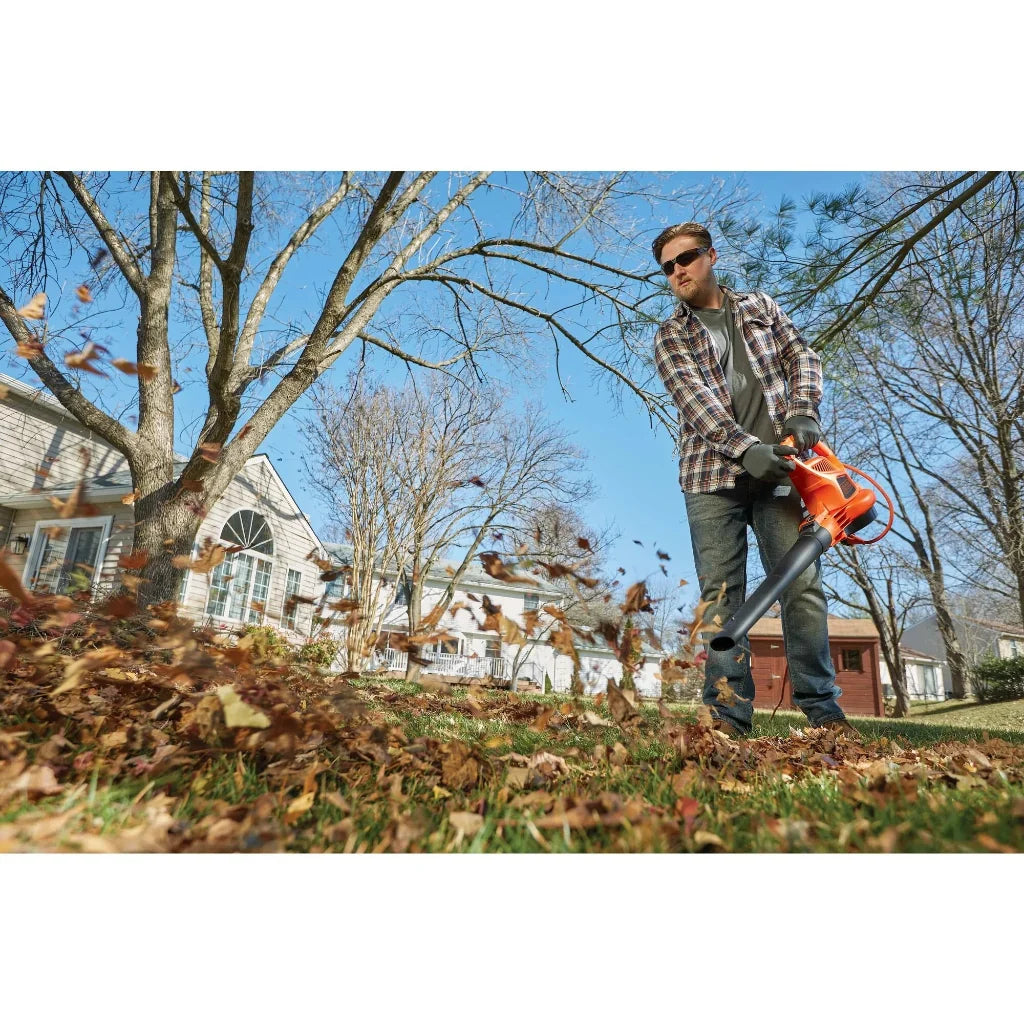 BLACK+DECKER BEBL7000 3 in 1 Corded Electric Leaf Blower, Leaf Vacuum & Mulcher