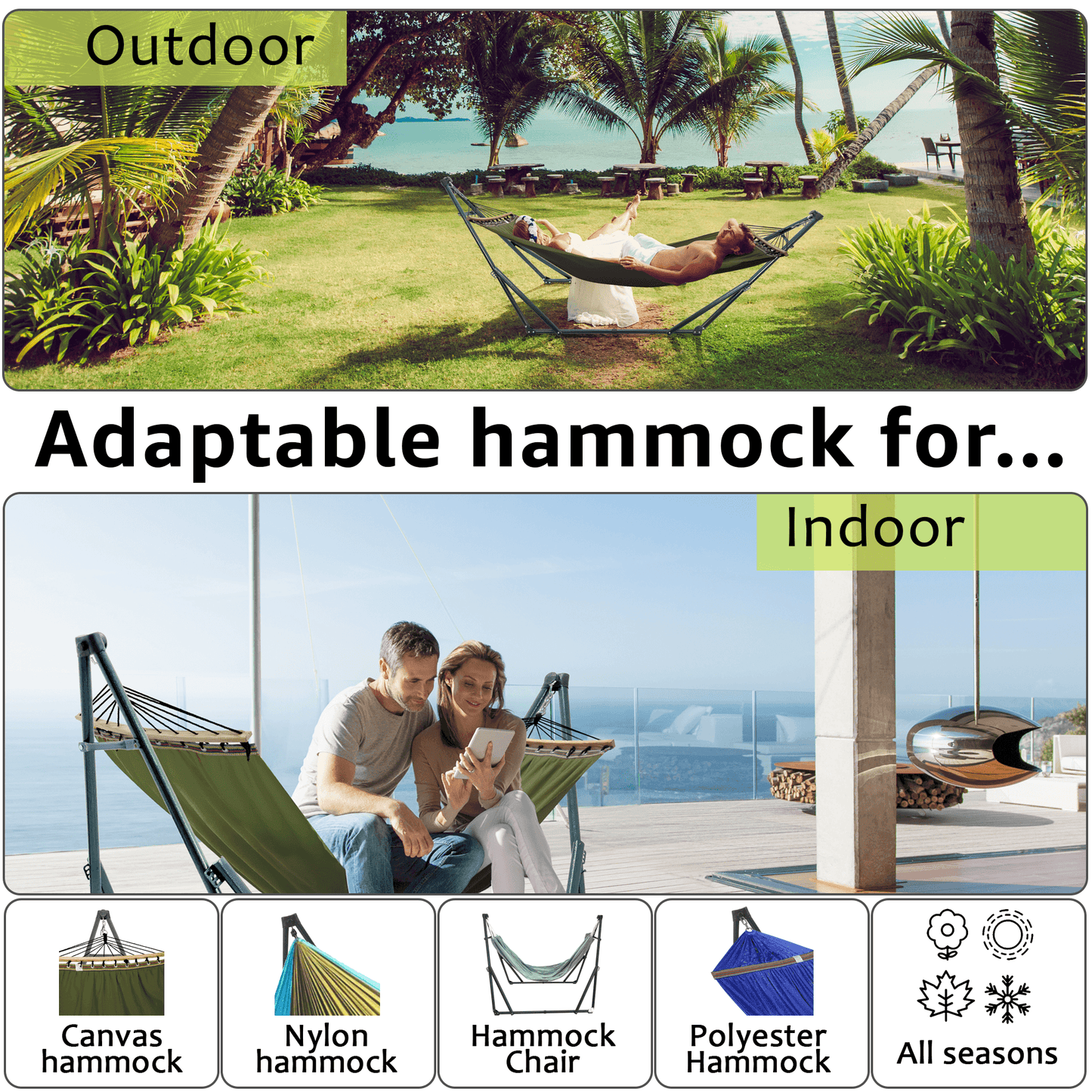 Hamac Tranquillo Universal en toile