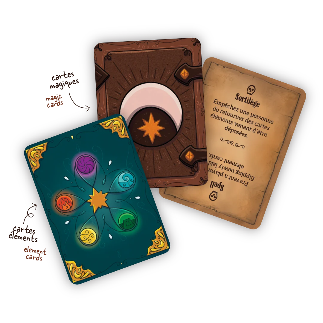 Jeu de société : Merlin perd la carte