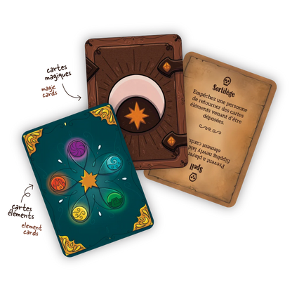 Jeu de société : Merlin perd la carte