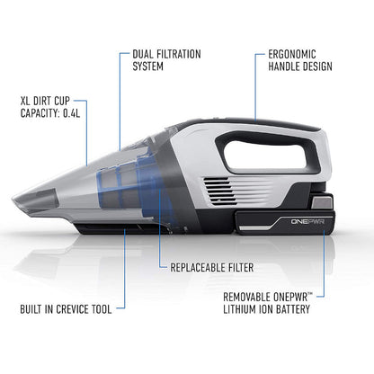 HOOVER ONEPWR Cordless Hand Held Vacuum Cleaner - Factory serviced with Home Essentials Warranty - BH57005