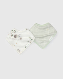 Bandana Bib Set - 2 Pack - Hedgehogs