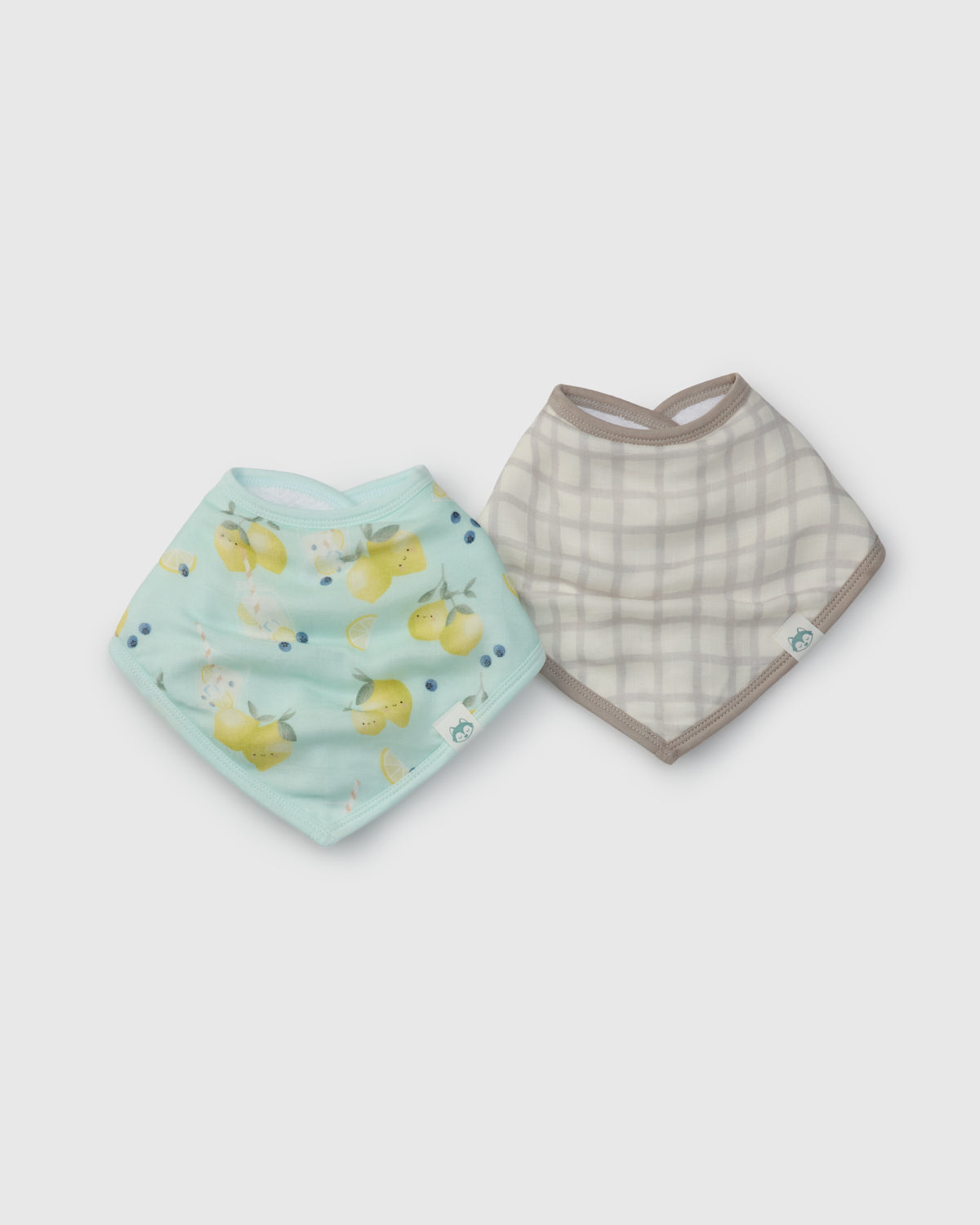 Bandana Bib Set - 2 Pack - Lemon Squeezy