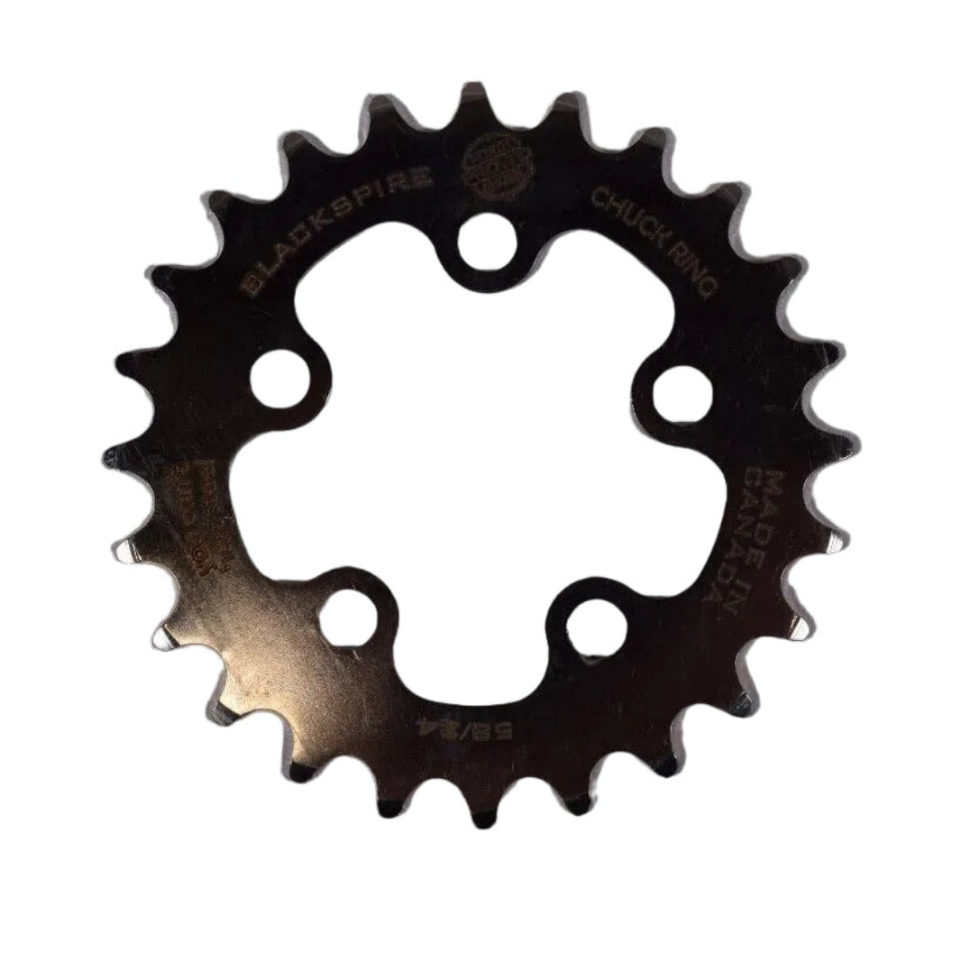 Plateaux de chaîne BLACKSPIRE Chuck en acier inoxydable, Tailles assorties, Fabriqué au Canada