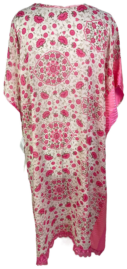 PRG6793 Sheer Avatar Pure Silk Maxi Kaftan