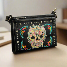 Sac à main bandoulière en similicuir Tête de Mort Mexicaine BOL