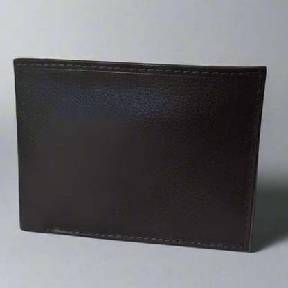 Portefeuille en cuir à deux volets pour homme BOL