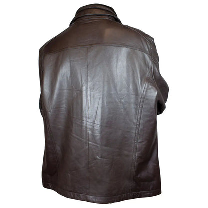 BOL Blouson Bombardier en Cuir d'Agneau Homme