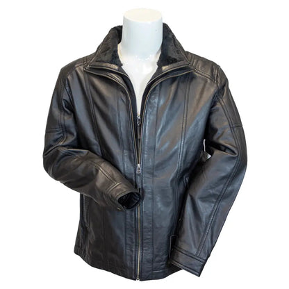 BOL Blouson Bombardier en Cuir d'Agneau Homme