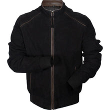 BOL Blouson en cuir suédé de chèvre Enzo pour homme