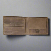 Portefeuille en cuir bipoche RFID BOL pour hommes avec porte-monnaie