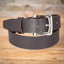 Ceinture en cuir lisse à boucle amovible pour homme BOL