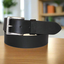 Ceinture en cuir solide à boucle amovible pour homme BOL