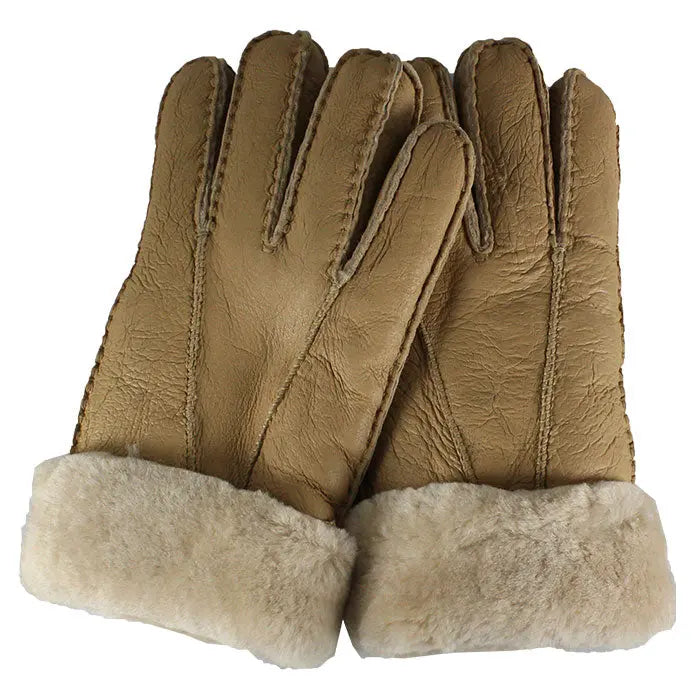Gants en cuir et peau lainée BOL pour homme