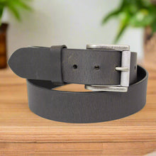Ceinture BOL en cuir pleine fleur avec boucle à rouleau amovible pour homme