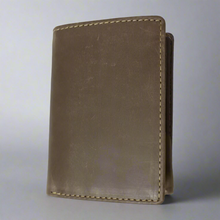 Portefeuille JBG pour homme, triple, en cuir, avec porte-cartes dépliant. Portefeuille en cuir vieilli véritable bloquant les RFID