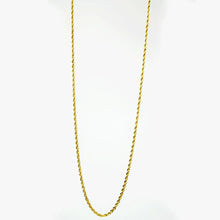 Collier chaîne torsadée en acier inoxydable doré pour homme BOL