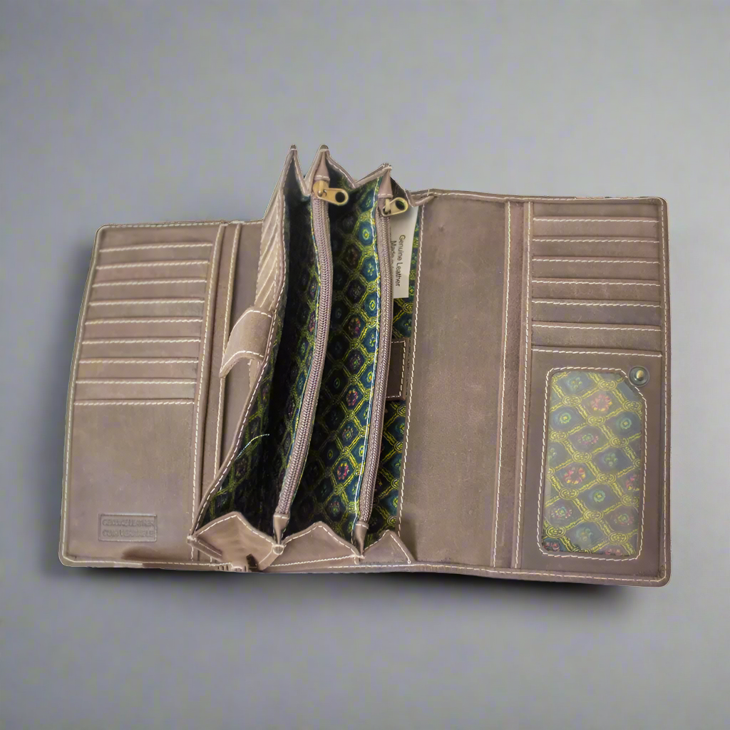 Portefeuille Trifold JBG pour femme avec RFID