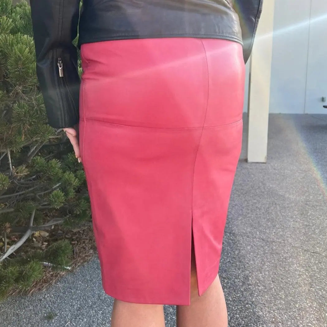 Jupe crayon en cuir Dawn pour femme BOL