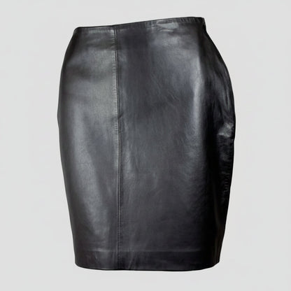 Jupe crayon courte en cuir Dawn BOL pour femme