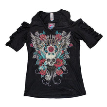 BOL Women's Devilish Open Shoulder Top