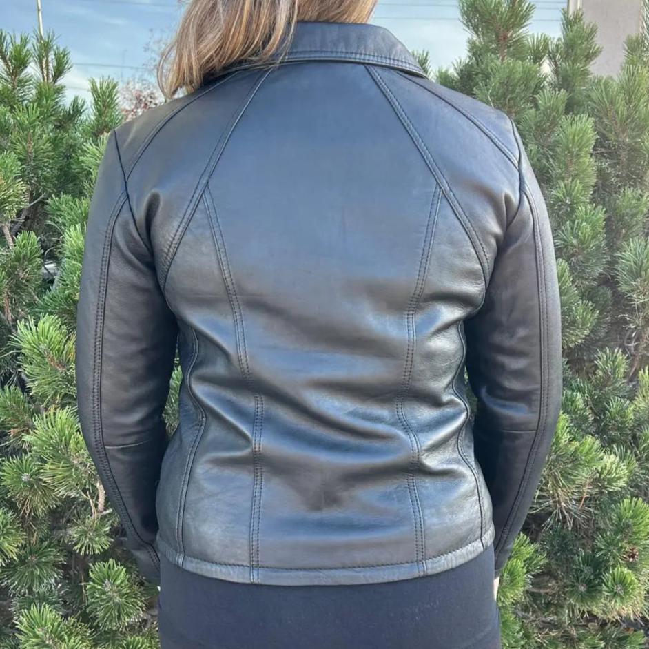 Blouson en cuir Grace BOL pour femme