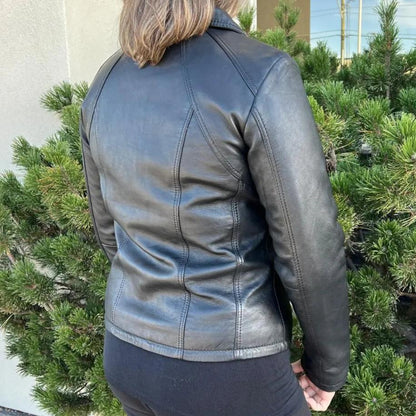 Blouson en cuir Grace BOL pour femme