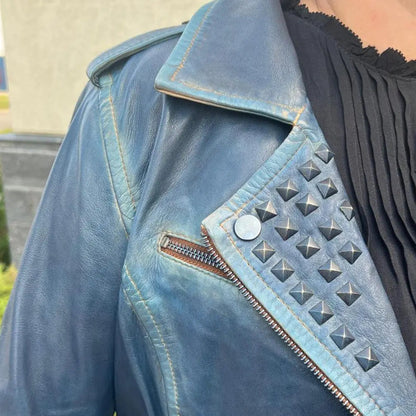 Veste en cuir d'agneau Marya BOL pour femme