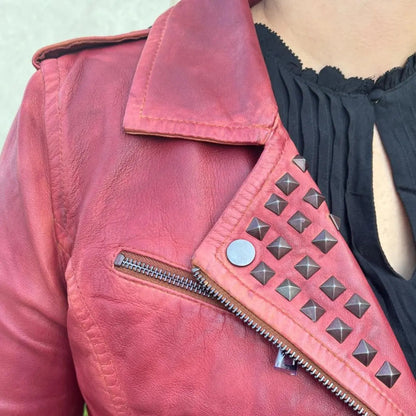 Veste en cuir d'agneau Marya BOL pour femme