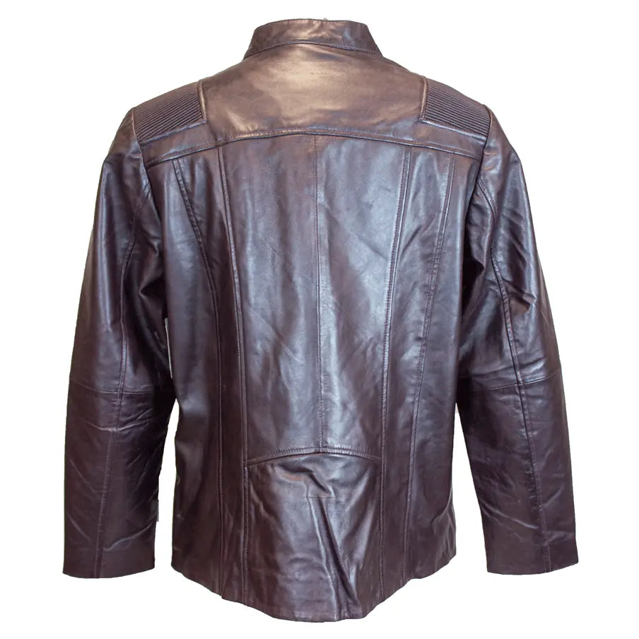 Blouson en cuir côtelé Paulina pour femme de BOL