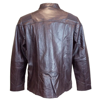 Blouson en cuir côtelé Paulina pour femme de BOL