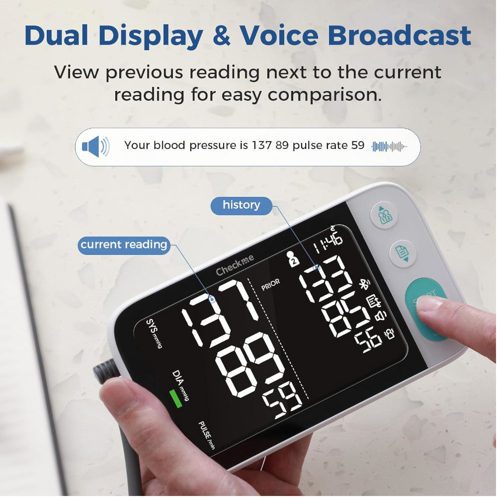 CHECKME BP3C2 Smart Arm Blood Pressure Monitor
