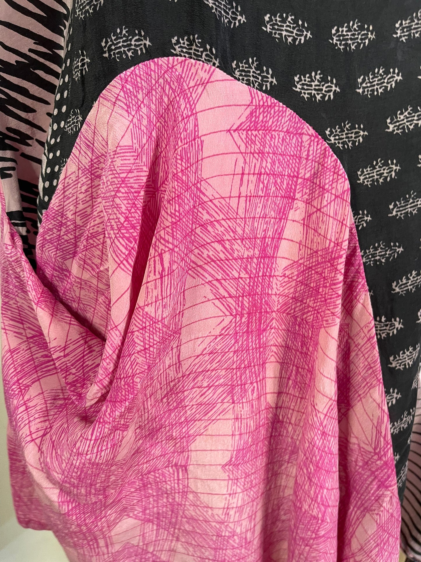 PRC6051 Robe Tunique en Soie Pure avec Poches Intégrées Avatar