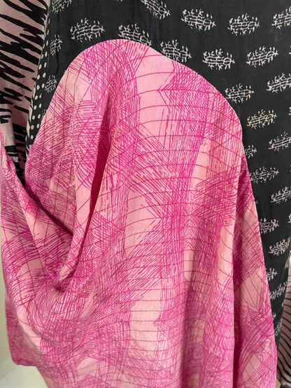 PRC6051 Robe Tunique en Soie Pure avec Poches Intégrées Avatar
