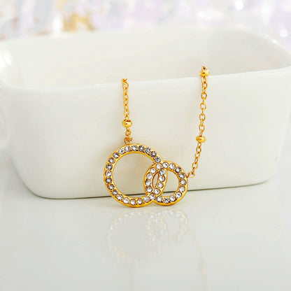 Collier BRIAR Pavé Zircone Doré