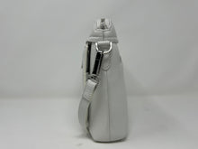 Petit Sac à Bandoulière en Cuir Blanc, Brigitte