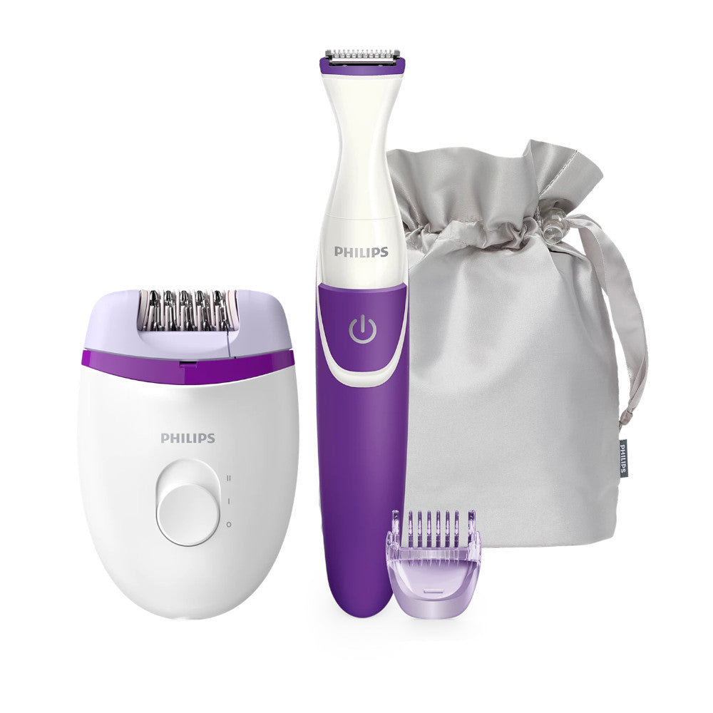 PHILIPS BRP505/00 Satinelle Essential Corded Compact Epilator With Bikini Trimmer