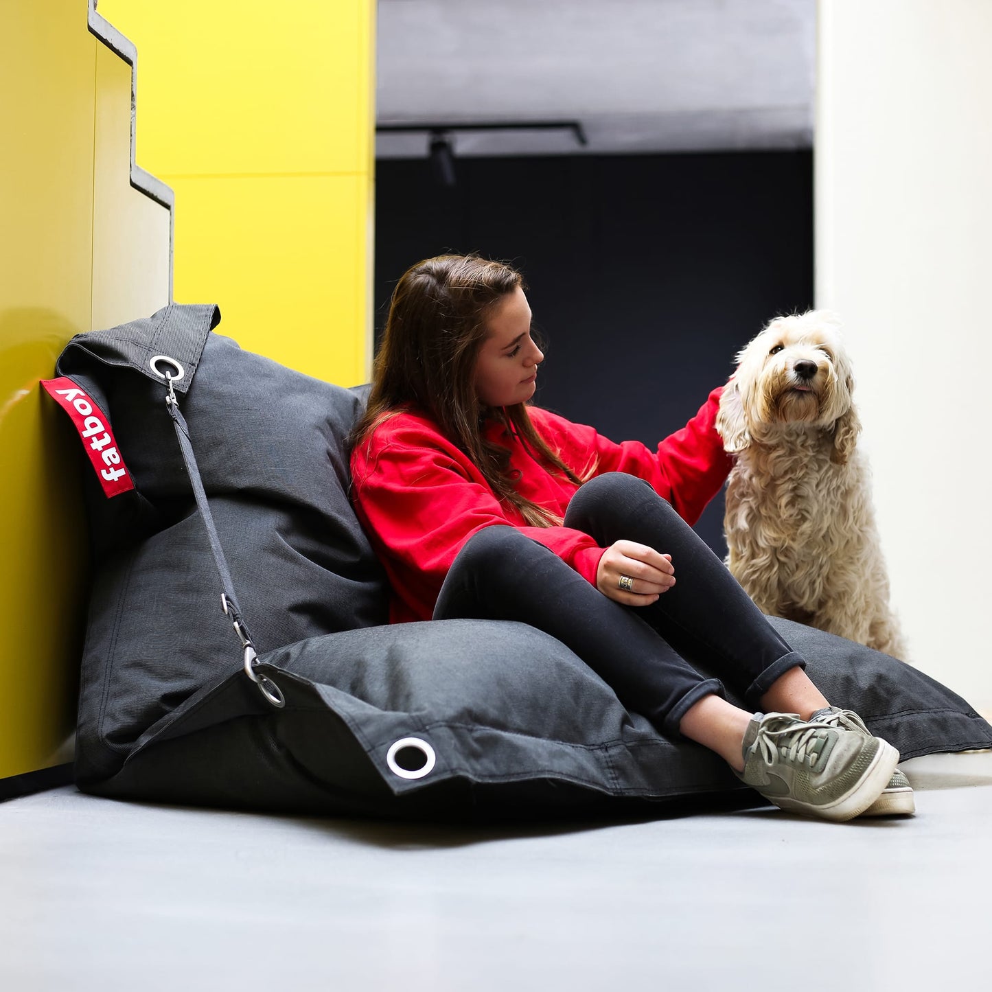 Buggle-up Pouf en oléfine<br> Utilisation intérieure et extérieure