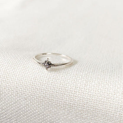 ESTRELLA | 925 Sterling Silver Ring with Zircon