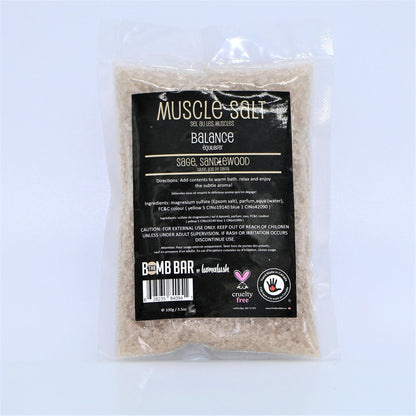 Muscle Salt Soak with Epsom Salt