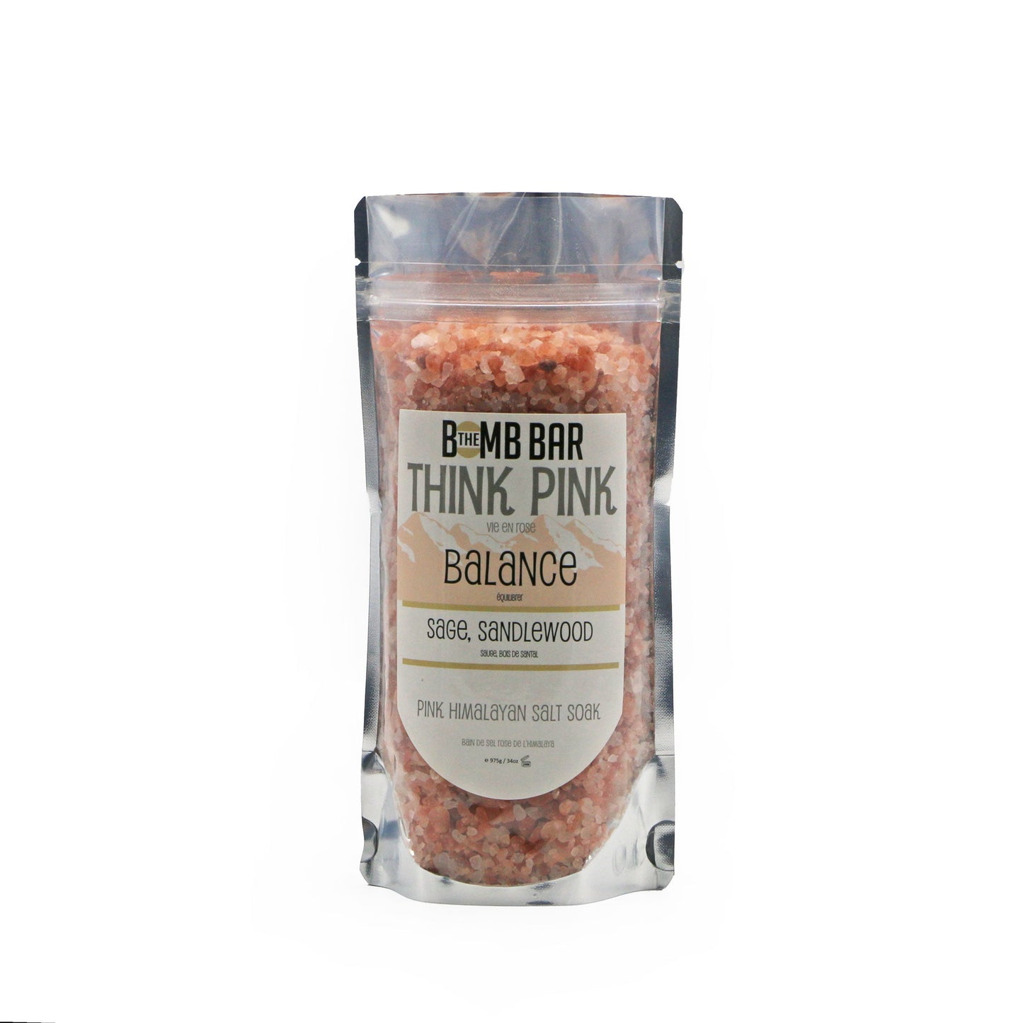 Détendez-vous avec le sel rose de l'Himalaya de Think Pink