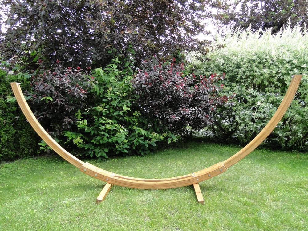 Hamac double de luxe de style brésilien avec support en bambou