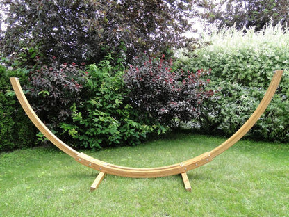 Hamac double de luxe de style brésilien avec support en bambou