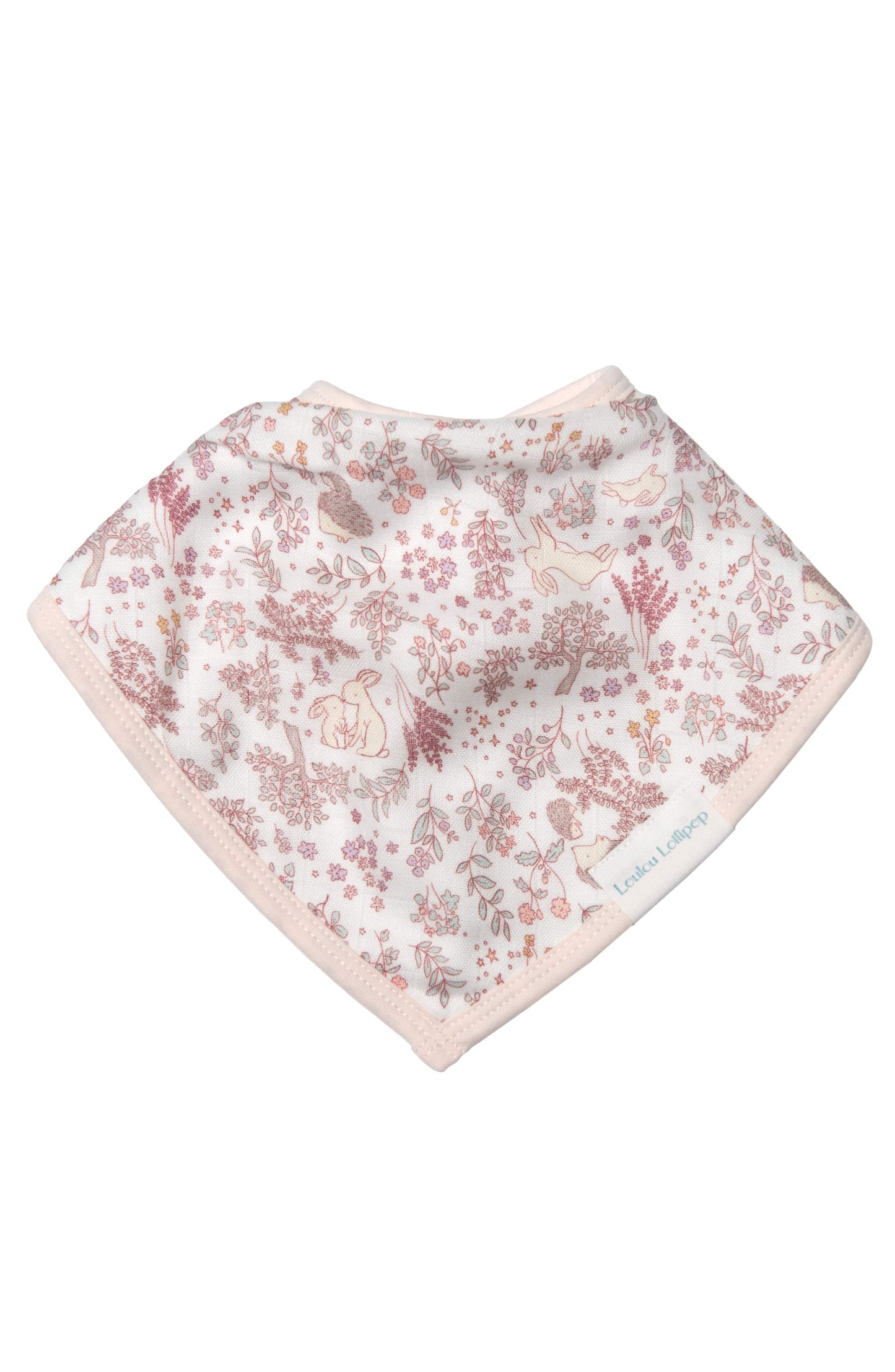 Bandana Bib Set - 2 Pack - Hedgehog Forest